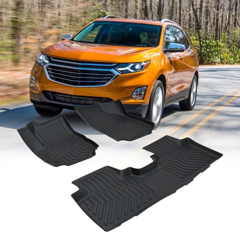 Car Floor Mats For 18-22 Chevrolet Equinox & 18-23 GMC Terrain / Terrain Denali.