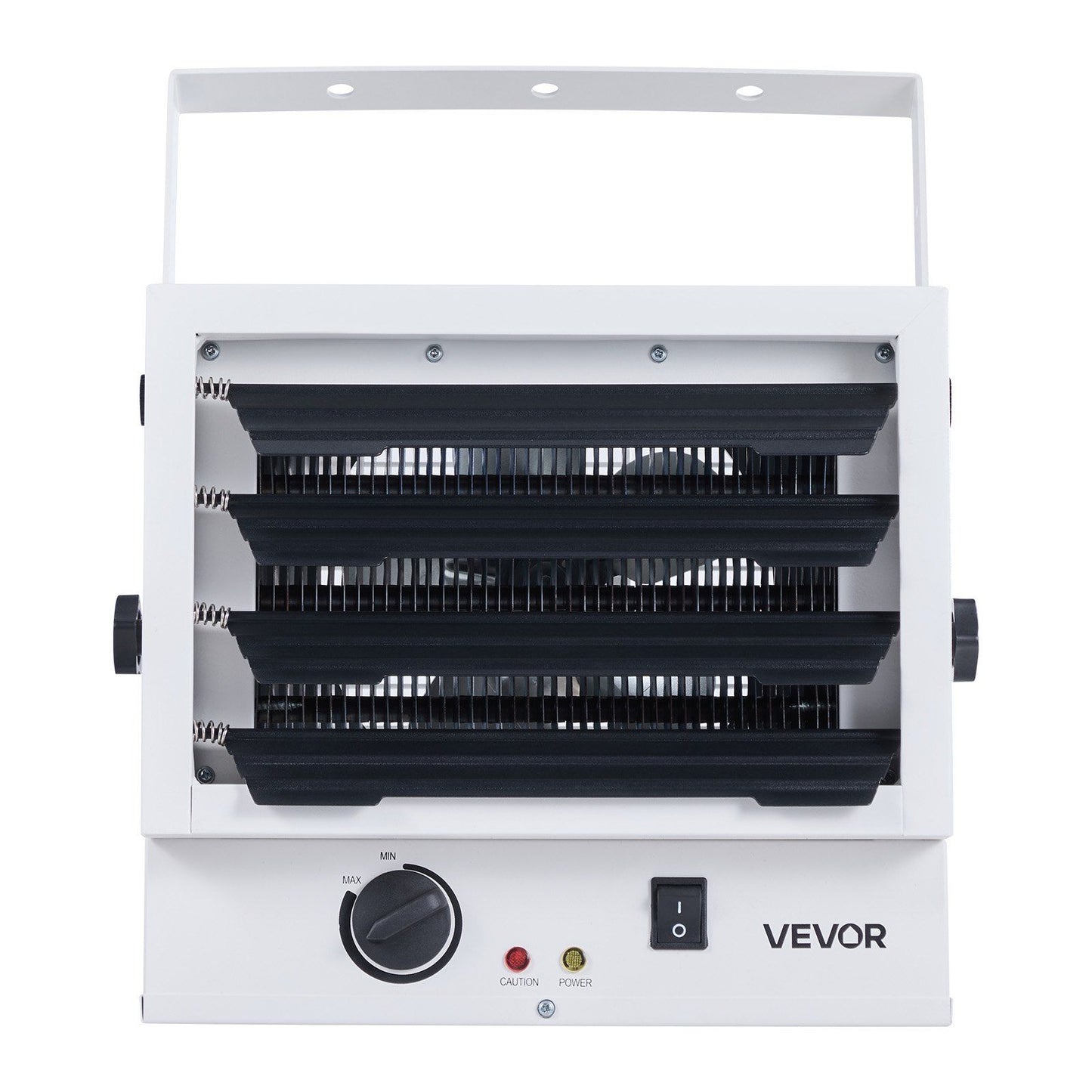 VEVOR Electric Garage Heater, 5000-Watt Wall/Ceiling Mounted Shop Heater for 2 Cars, Overheat Protection & 3 Adjustable Angles, Heavy Duty Commercial for Indoor Workshop Warehouse, 240V White - GoTypical