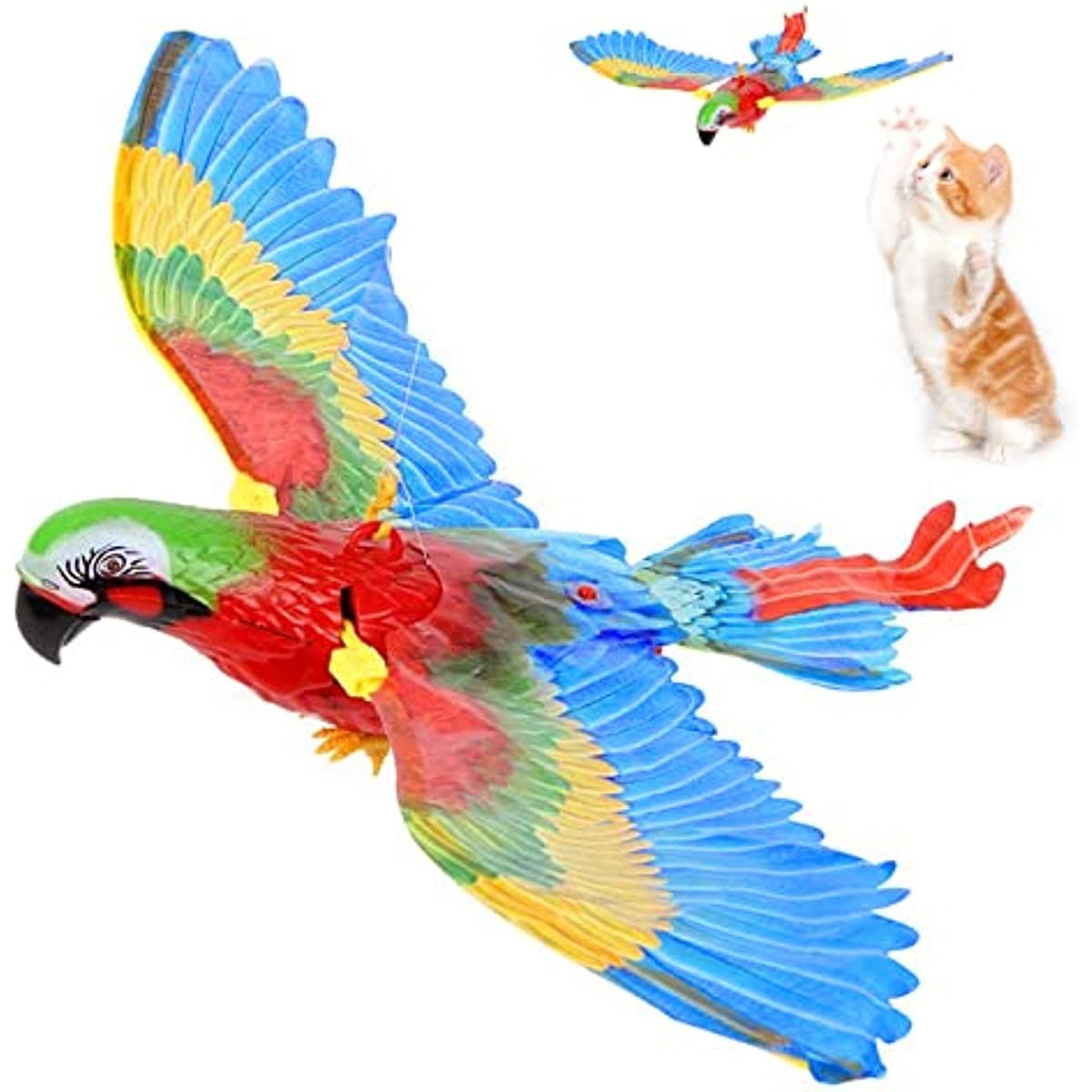 GARENT Flying Bird Cat Toy – Electric Interactive Parrot for Indoor Cats - GoTypical