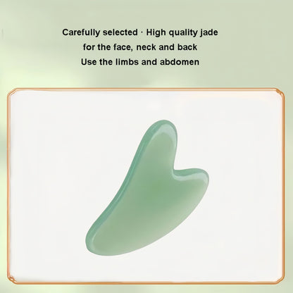 Gua Sha Board 2PCS Massage Stone for Facial Body Skincare Roller Scraping Massager Natural Resin Facial Lifting Scraper Neck Anti Wrinkle Massager Tool.
