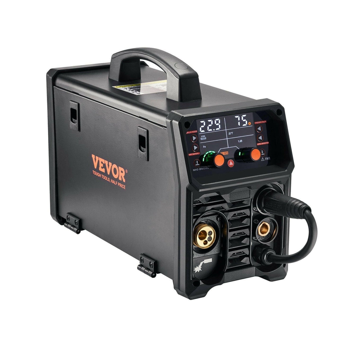 VEVOR 200A Pro MIG Welder 5-in-1 Synergic Welding Machine Dual Voltage - GoTypical