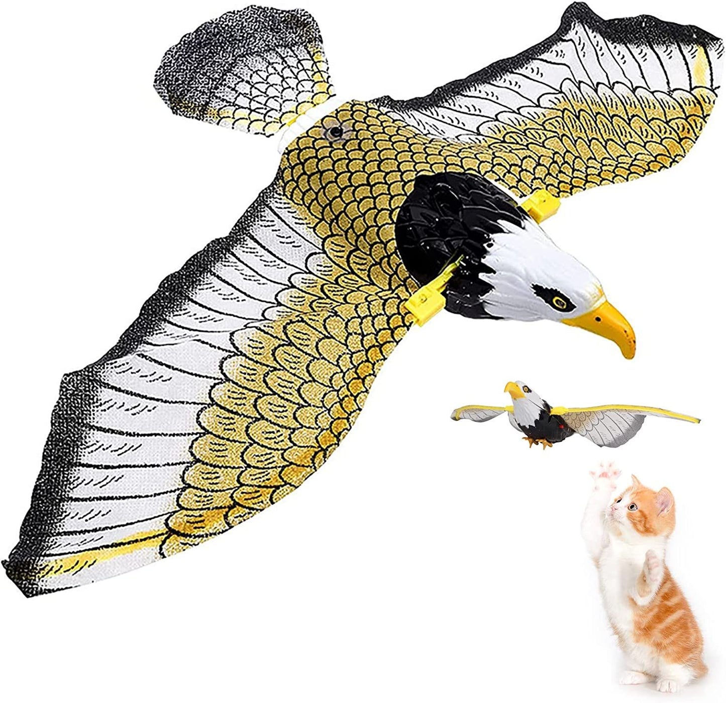 GARENT Flying Bird Cat Toy – Electric Interactive Parrot for Indoor Cats - GoTypical