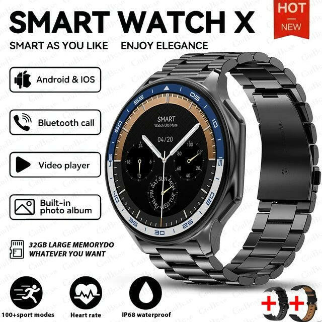 DT Watch X 4G Smartwatch – Waterproof Design with Mesh Belt - GoTypical