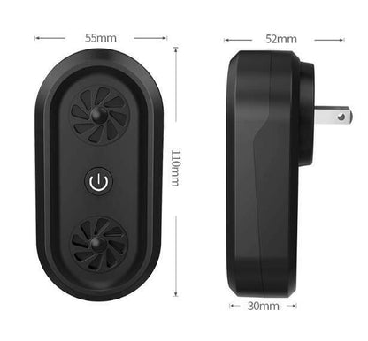 Remarkable Goodz Ultrasonic Pest Repellent Unit – Dual Speaker, Black ABS - GoTypical