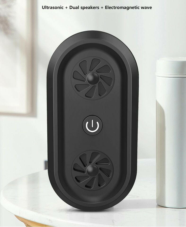 Remarkable Goodz Ultrasonic Pest Repellent Unit – Dual Speaker, Black ABS - GoTypical