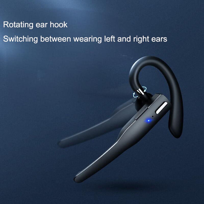 Ear hanging Bluetooth earphones, single ear wireless car call noise cancelling earphones, ear hanging type - GoTypical