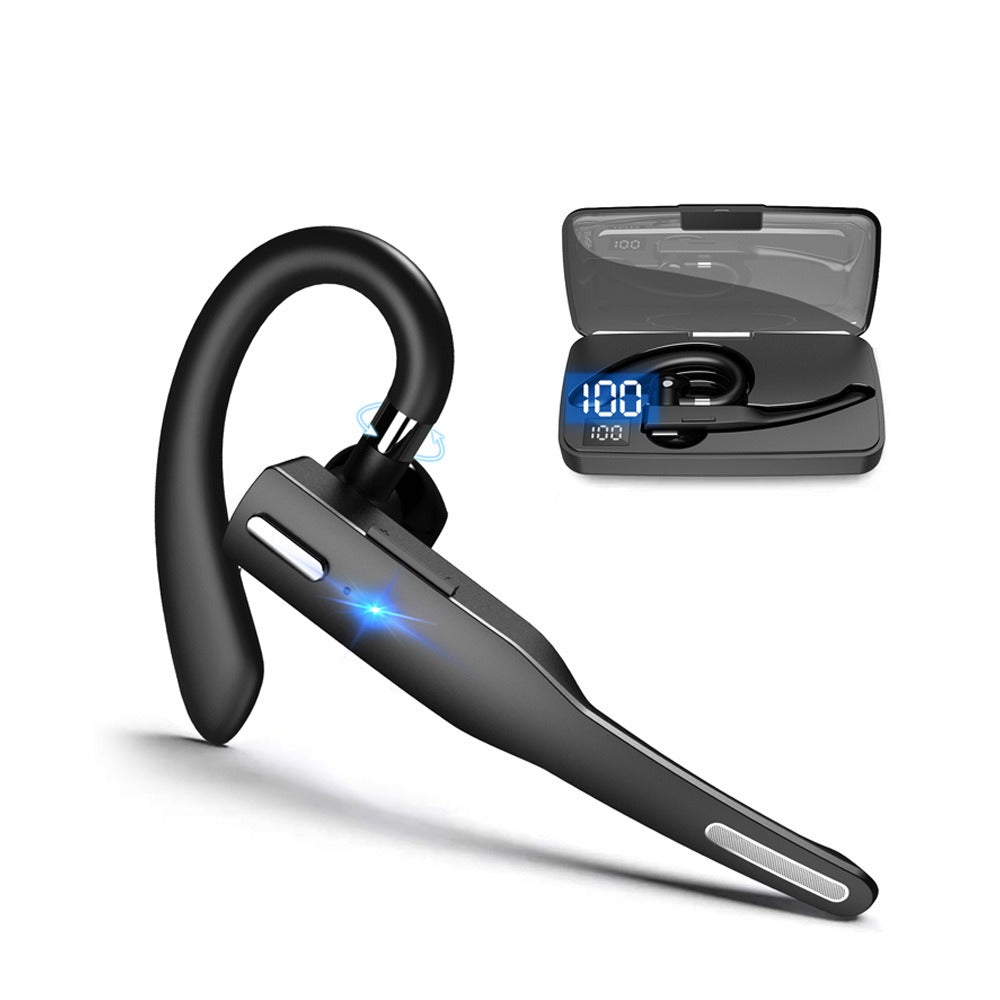 Ear hanging Bluetooth earphones, single ear wireless car call noise cancelling earphones, ear hanging type - GoTypical