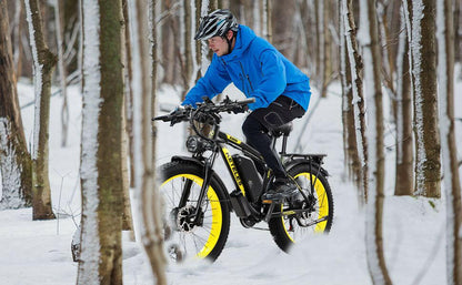 Electric Bike KETELES 48V 23AH Dual Motor 1000W x2 26" Fat Tire MTB - GoTypical