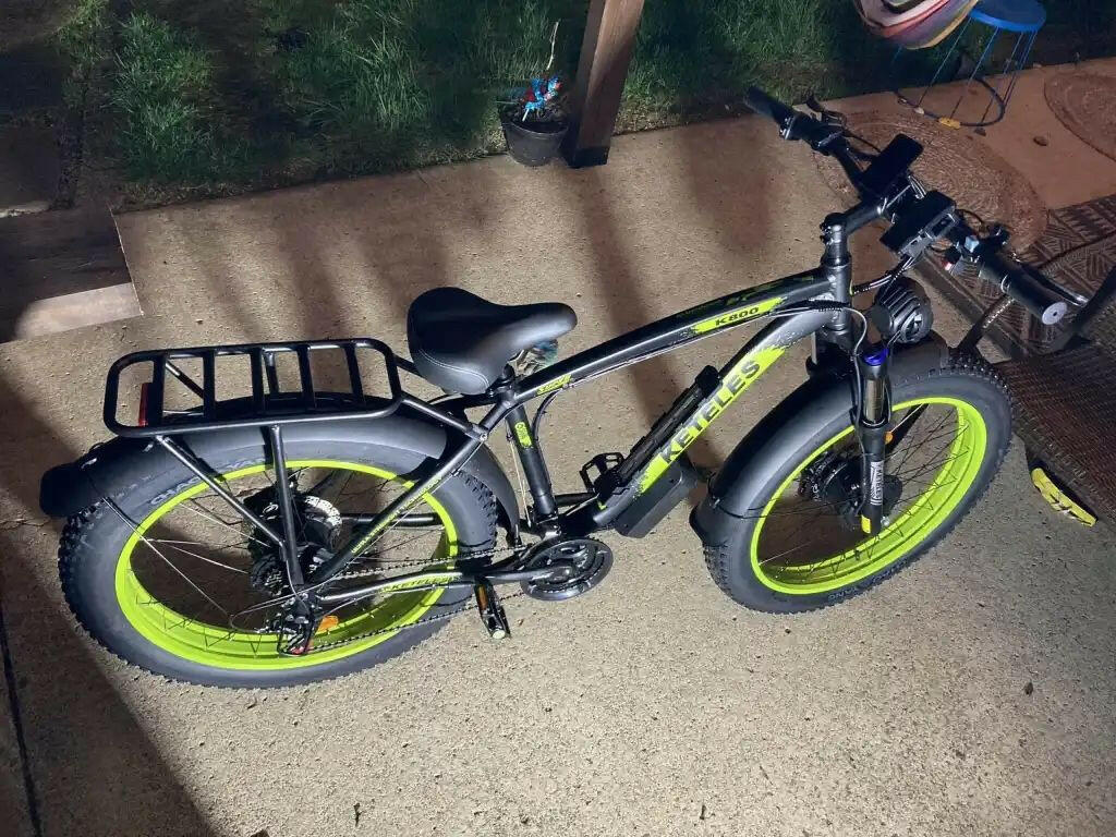 Electric Bike KETELES 48V 23AH Dual Motor 1000W x2 26" Fat Tire MTB - GoTypical