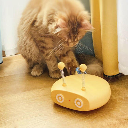 Electric Cat Interactive Laser Toy – Automatic Steering Pet-Safe - GoTypical