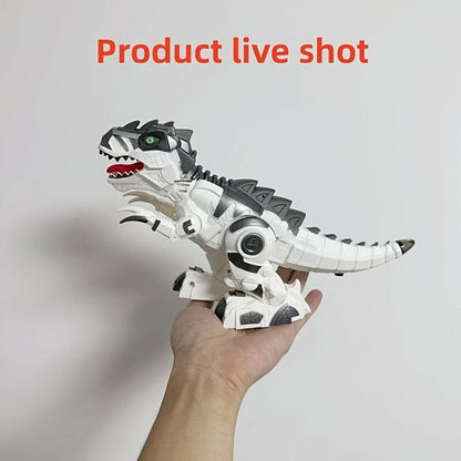 Electric T-Rex Dinosaur Toy – Walking Robot with LED Tail & Roar Sounds - GoTypical