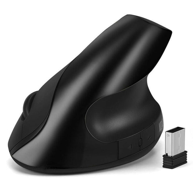 . Ergonomic Wireless Mouse – Vertical Silent Rechargeable 2.4G - GoTypical