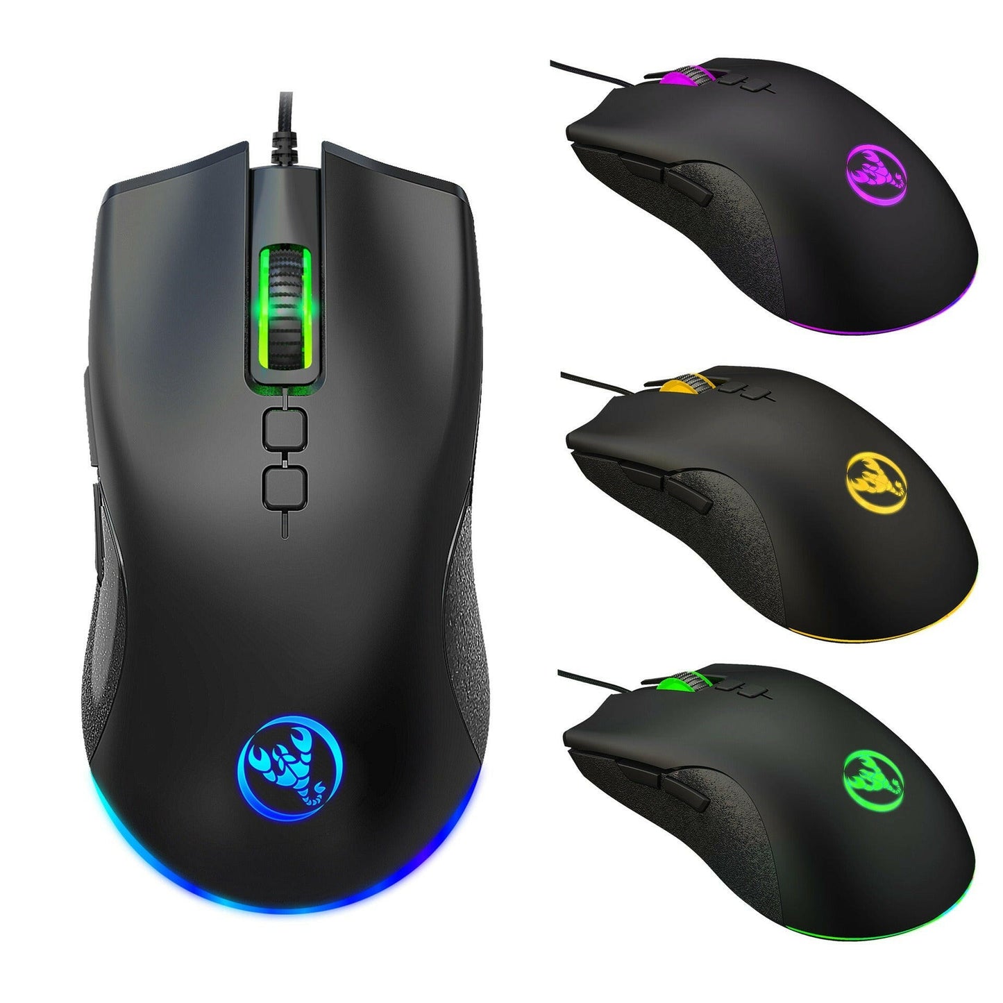 . Wired RGB Gaming Mouse – Luminous Esports USB Mouse - GoTypical