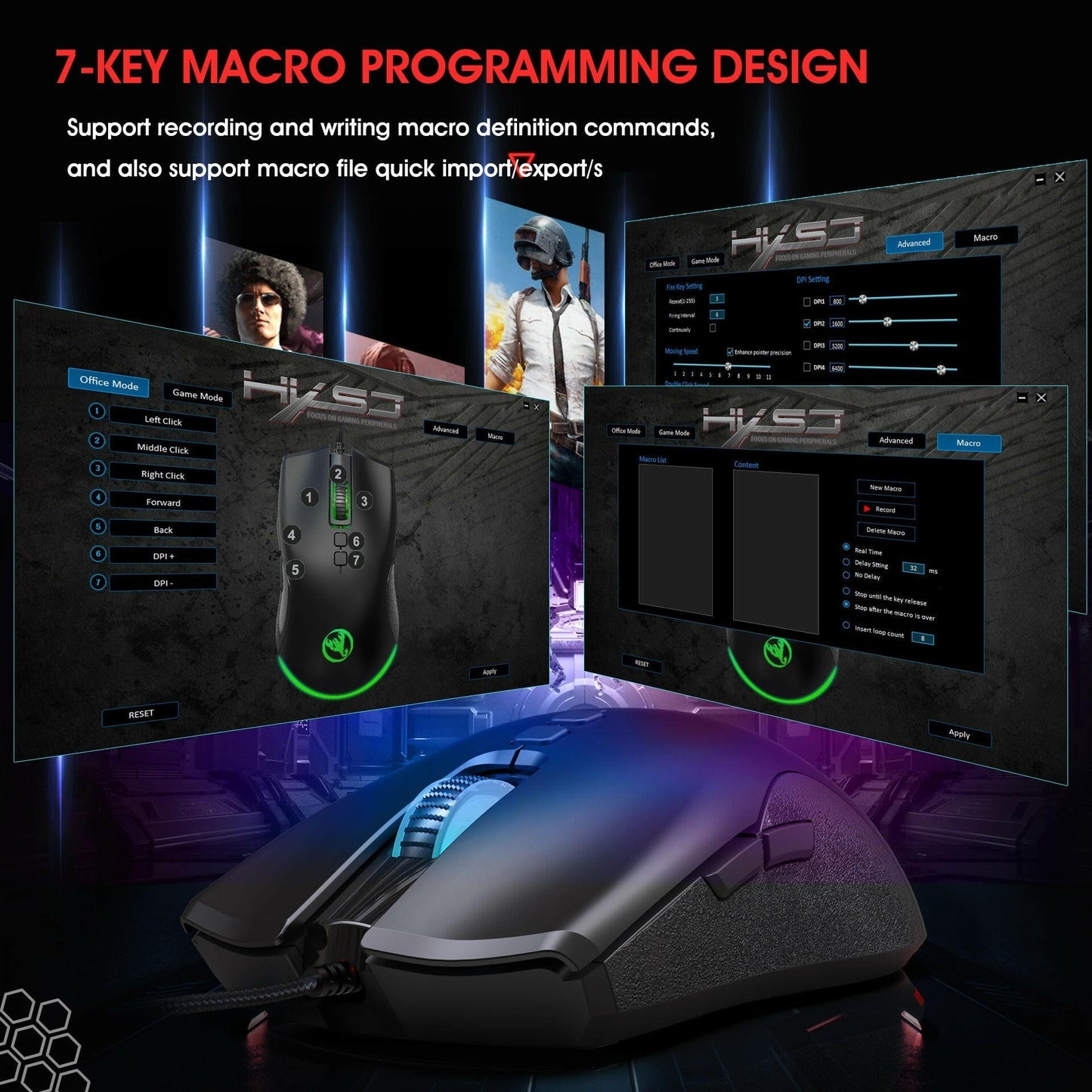 . Wired RGB Gaming Mouse – Luminous Esports USB Mouse - GoTypical