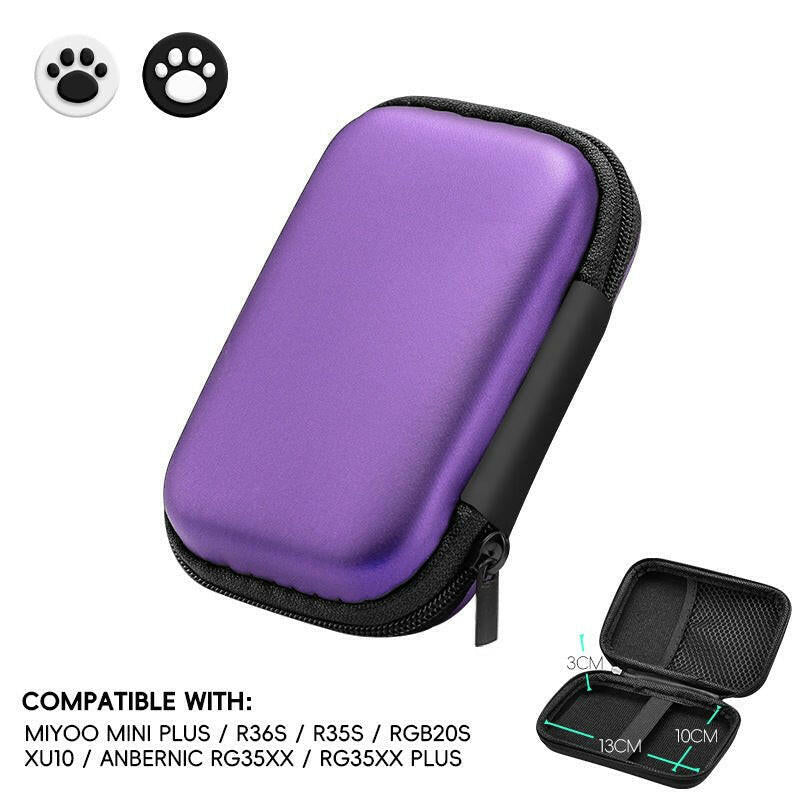 Game Console Bag – . EVA Hard Shell for R35S/R36S | Black, Purple, White - GoTypical