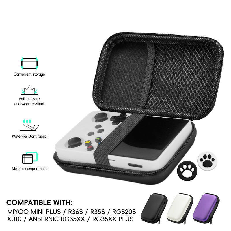 Game Console Bag – . EVA Hard Shell for R35S/R36S | Black, Purple, White - GoTypical
