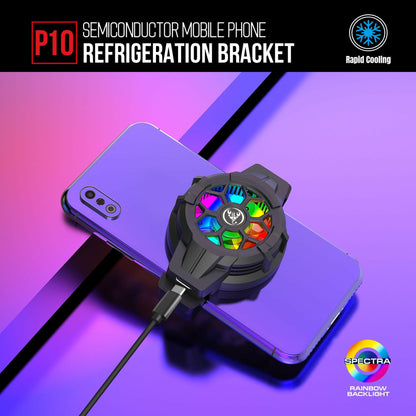 . Gaming Phone Cooler – Semiconductor Heat Dissipation Clip with Colorful Lights - GoTypical