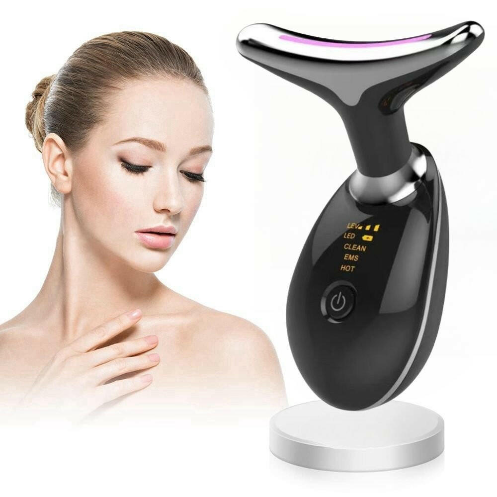 EMS Face And Neck Massager – 3 Colors Microcurrent Beauty Device Anti-Aging - GoTypical
