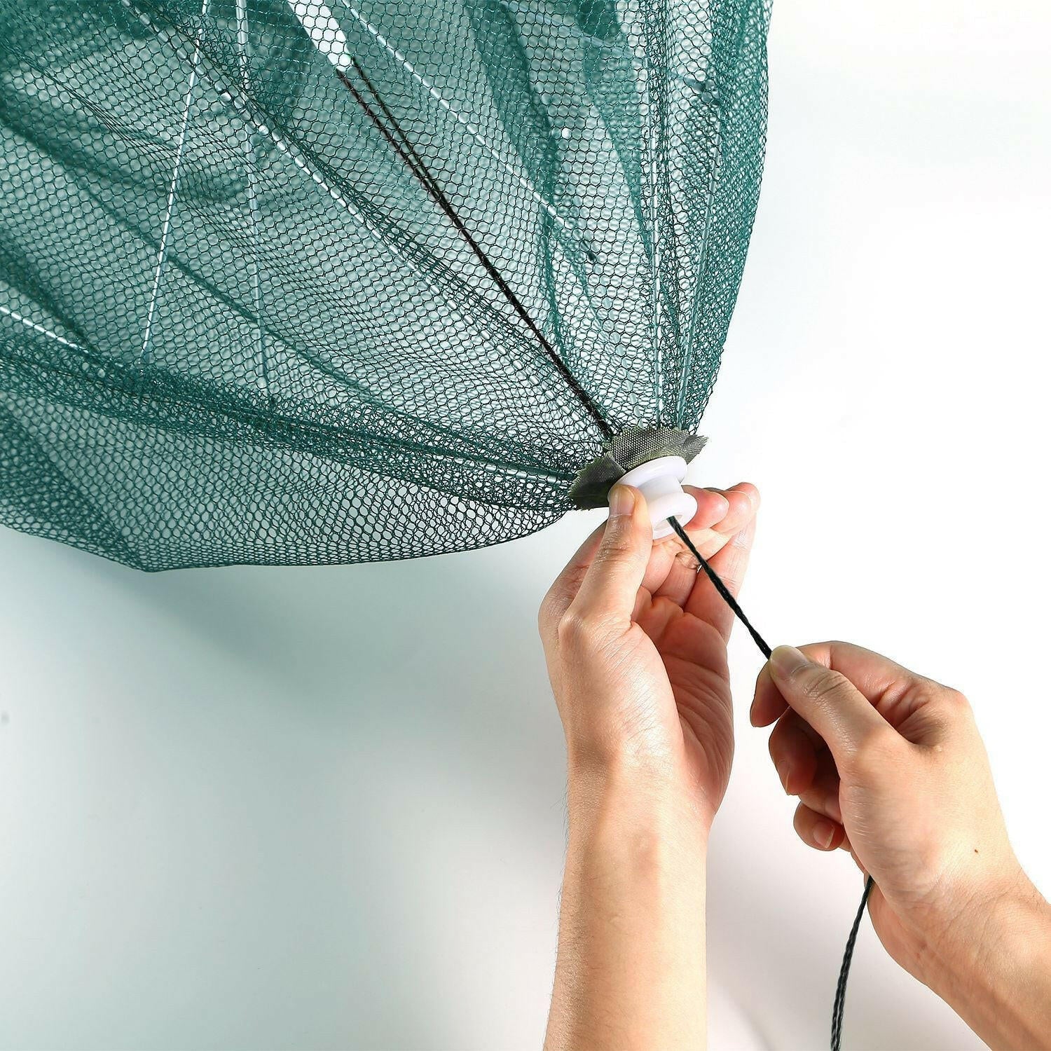 Portable Folded Fishing Trap Net – Shrimp Minnow Crab Bait Automatic - GoTypical