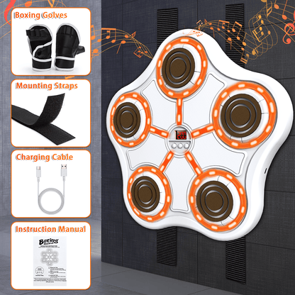 Smart Music Boxing Machine – Wall Mounted Training Equipment with Bluetooth - GoTypical