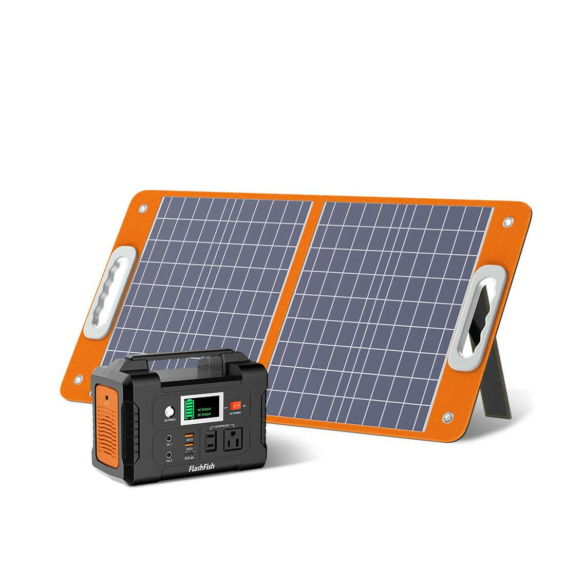 FlashFish 200W Portable Power Station – 40800mAh Solar Generator - GoTypical