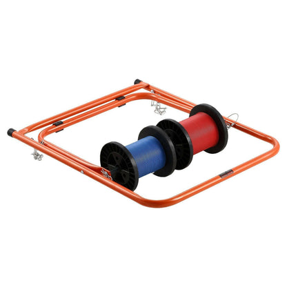 . Foldable Wire Spool Rack – Heavy Duty Metal Cable Caddy - GoTypical