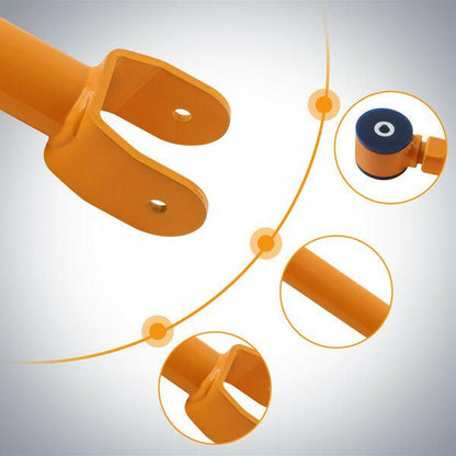 Adjustable Front Upper Control Arms Set – 0-8" Lift for 1997-06 Jeep Wrangler TJ - GoTypical