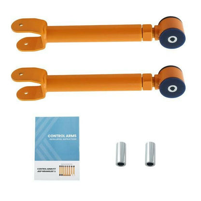 Adjustable Front Upper Control Arms Set – 0-8" Lift for 1997-06 Jeep Wrangler TJ - GoTypical