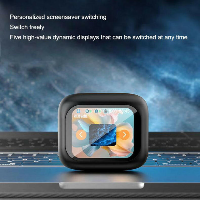 . Bluetooth Earphones – Full Color Touch Screen, ANC+ENC, IPX5 Waterproof - GoTypical