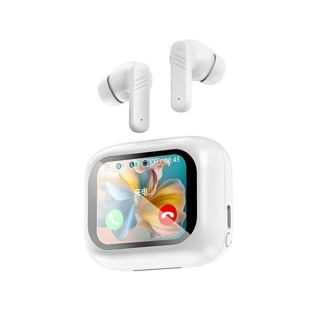 . Bluetooth Earphones – Full Color Touch Screen, ANC+ENC, IPX5 Waterproof - GoTypical
