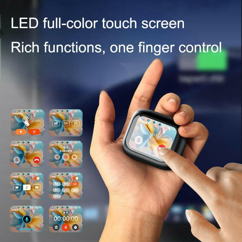 . Bluetooth Earphones – Full Color Touch Screen, ANC+ENC, IPX5 Waterproof - GoTypical