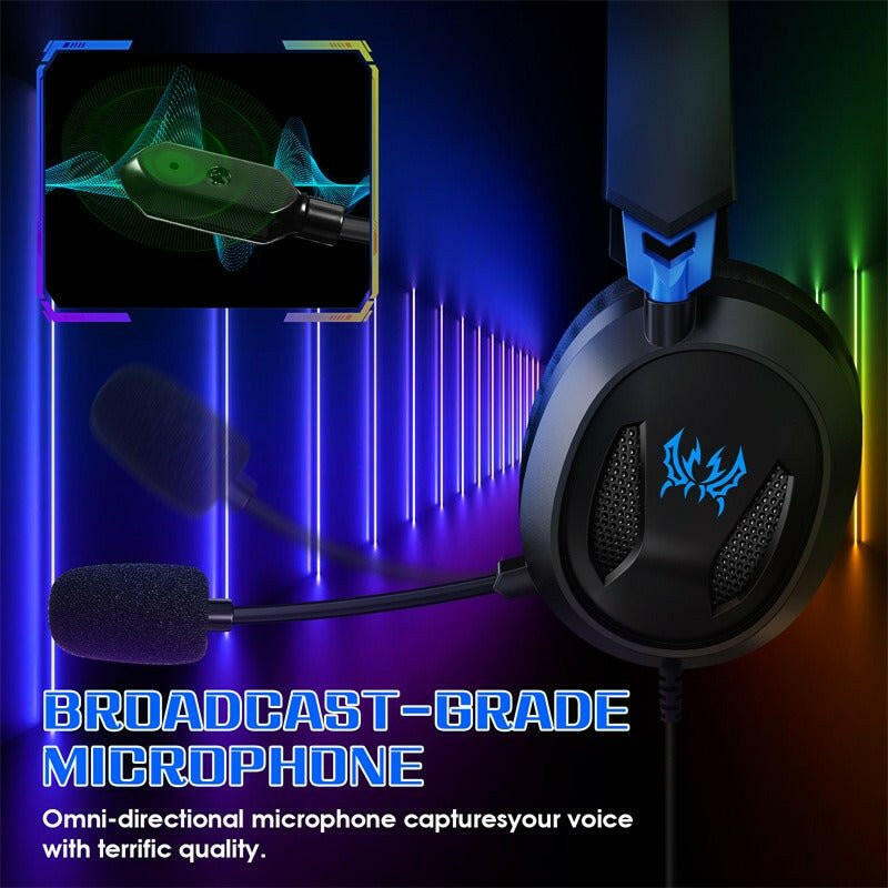 . G3100 Wired Gaming Earphones – Braided Cable, Earmuff Design - GoTypical