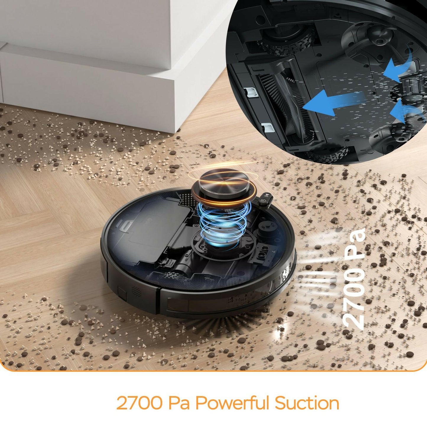 Geek Smart L7 Robot Vacuum Cleaner – Wi-Fi Connected, 2700 PA Suction - GoTypical