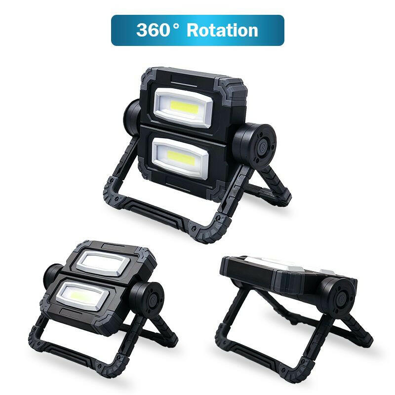 Dual Work Light – Gemini 2000 Lumen COB LED Portable with 3 Modes - GoTypical