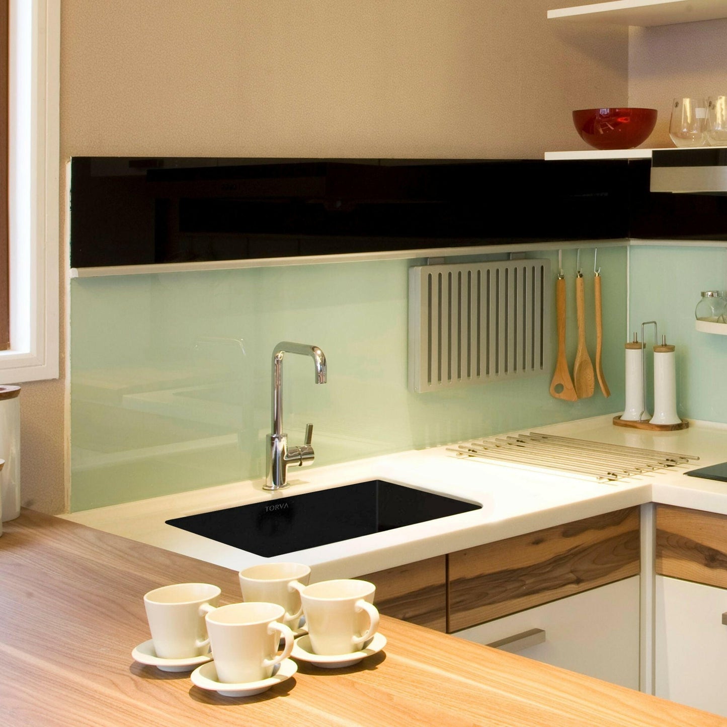 . Nano Coated Undermount Kitchen Sink – 16 Gauge Stainless Steel, Gunmetal Black - GoTypical