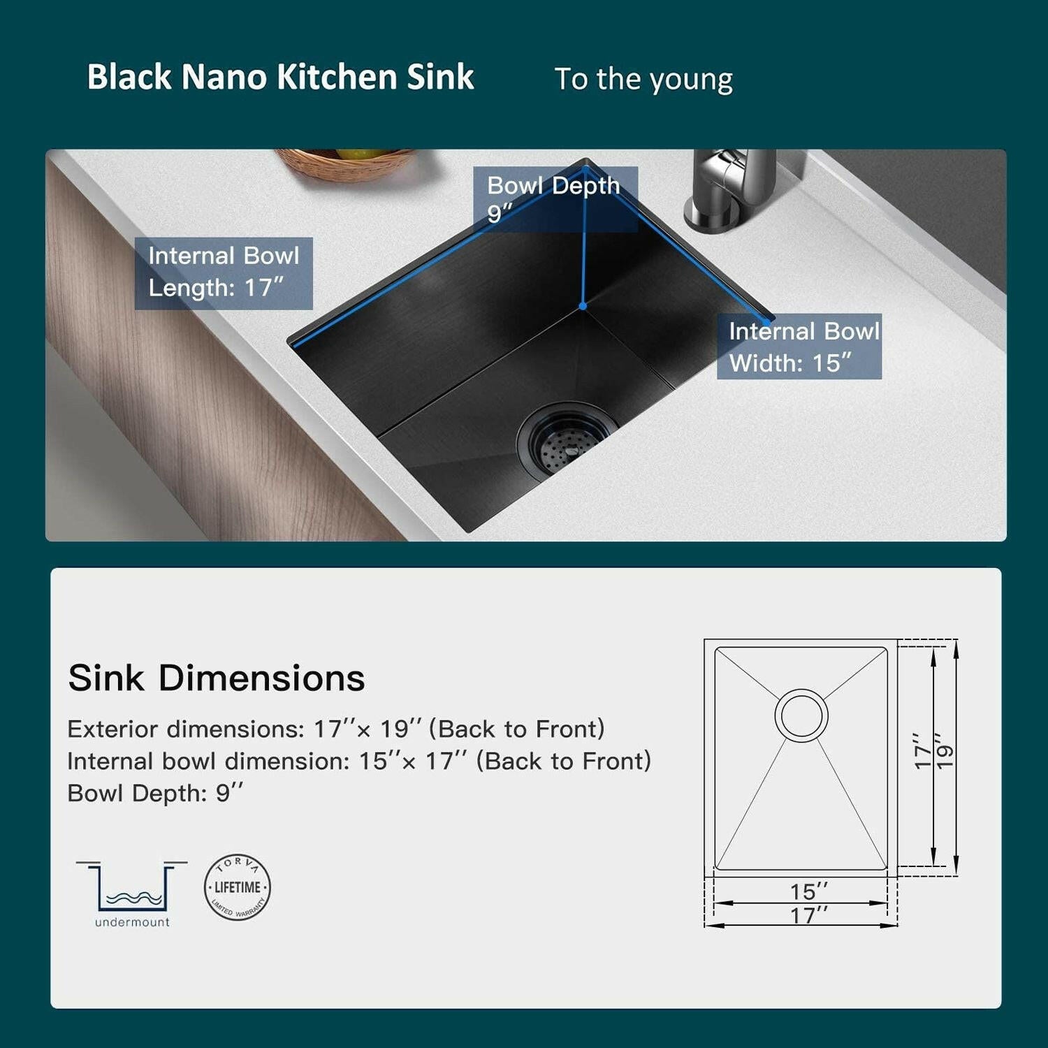 . Undermount Stainless Steel Kitchen Sink – Gunmetal Black Nano Coating - GoTypical