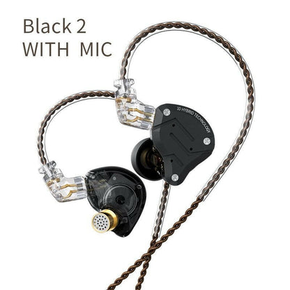 . Gold Earphones – 4BA+1DD Hybrid 10 Drivers HIFI Bass - GoTypical