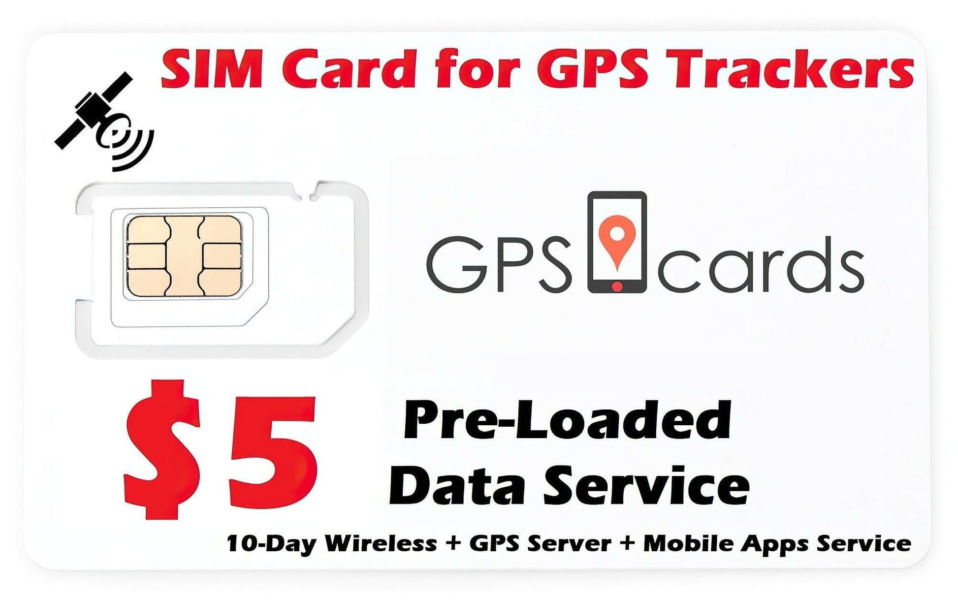 GPS card GPS Trackers SIM Card Pet Kid Senior Car Motorcycle 4G Tracking Device - GoTypical