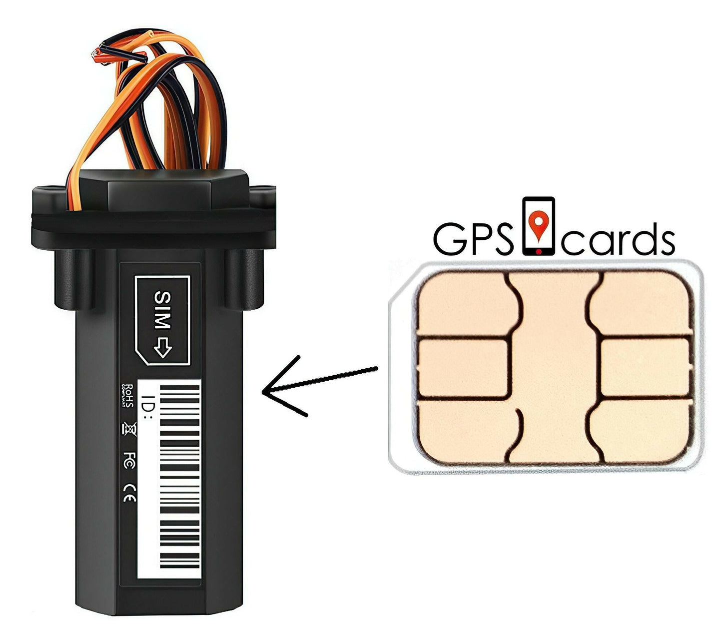 GPS card GPS Trackers SIM Card Pet Kid Senior Car Motorcycle 4G Tracking Device - GoTypical