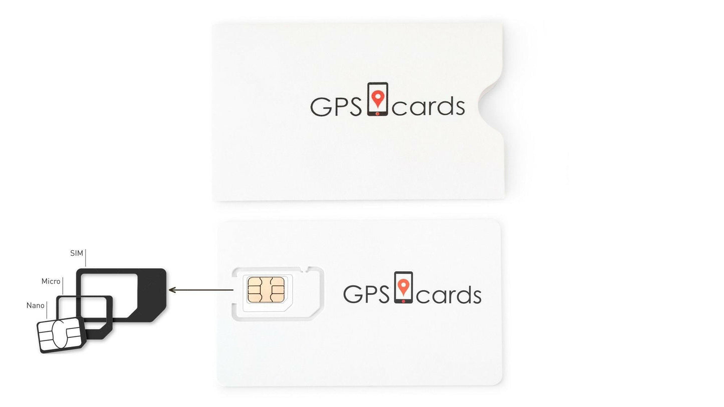 GPS Prepaid SIM Card – Compatible with GF07 Mini Tracker & 1500+ Devices - GoTypical