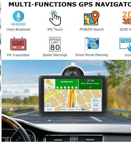 . GPS Navigator for Truckers – 7-Inch Navigation System with Voice Assist - GoTypical