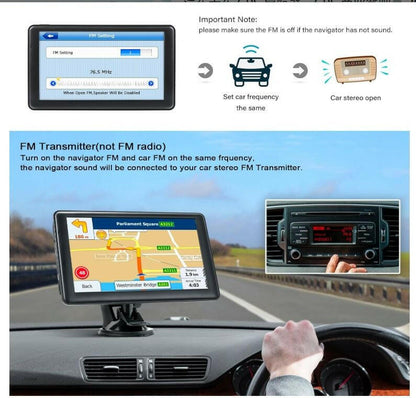 . GPS Navigator for Truckers – 7-Inch Navigation System with Voice Assist - GoTypical