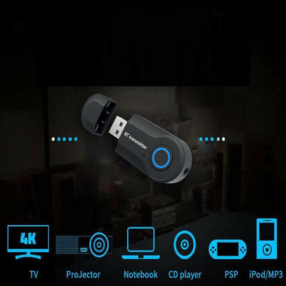 GT-09s Bluetooth Audio Adapter – Wireless 3.5mm Transmitter for TV Computer - GoTypical