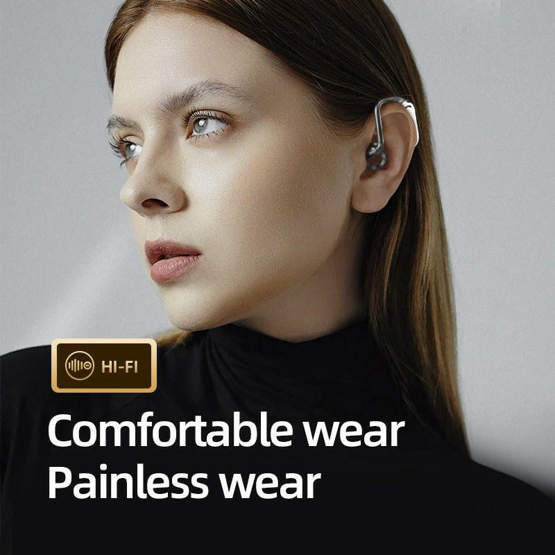 GT-R Bluetooth Earphones – Bone Conduction Wireless with Digital Display - GoTypical