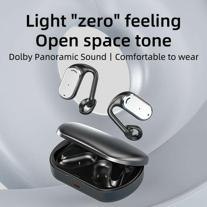 GT-R Bluetooth Earphones – Bone Conduction Wireless with Digital Display - GoTypical