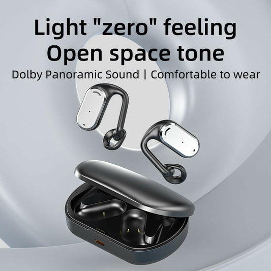 GT-R Bluetooth Earphones – Bone Conduction Wireless with Digital Display - GoTypical