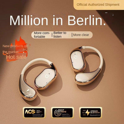 BSTransmission Bluetooth Headphones – Wireless Ear-hook, Splash-proof, Long Battery Life - GoTypical