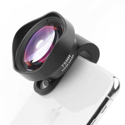 . HD Telephoto 75MM Macro Lens – Metal Clip for Smartphones - GoTypical