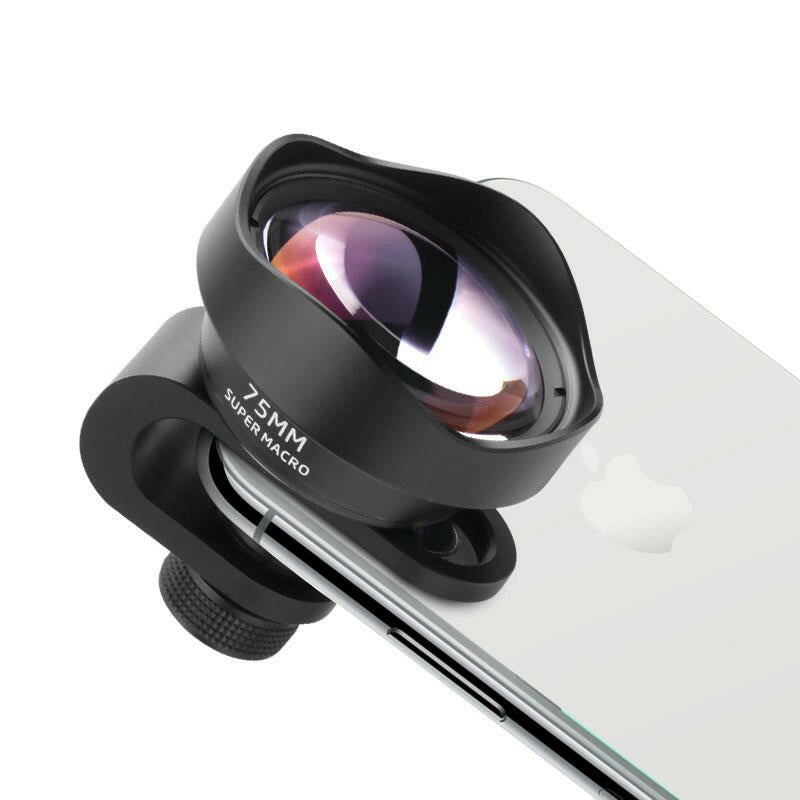 . HD Telephoto 75MM Macro Lens – Metal Clip for Smartphones - GoTypical
