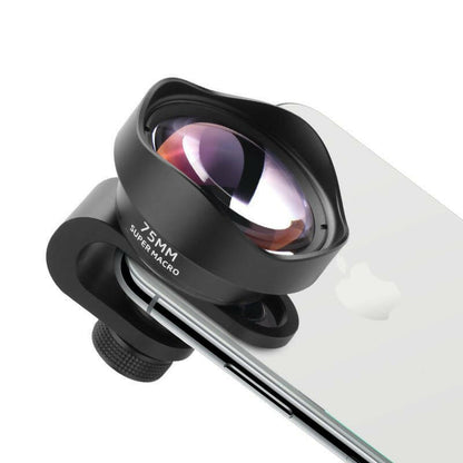 . HD Telephoto 75MM Macro Lens – Metal Clip for Smartphones - GoTypical